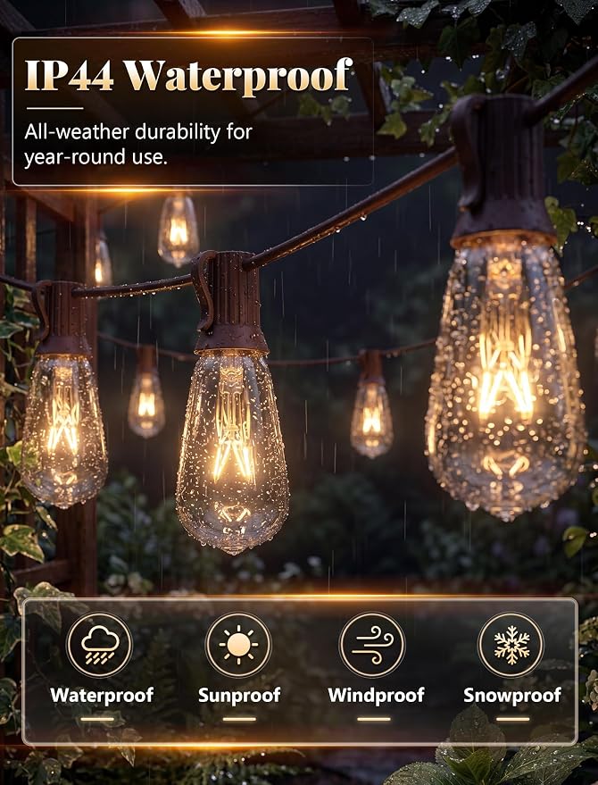 10Ft ST40 Outdoor String Lights - Image 3