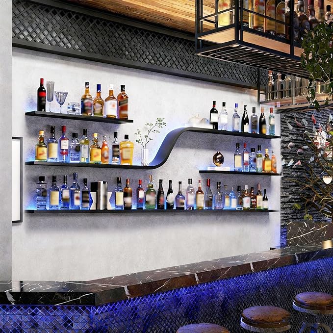 59in Wall Mounted Wine Rack - Image 7