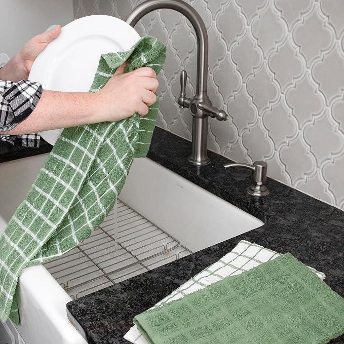 Ritz Premium 3-Pack Kitchen Towel & 6-Pack Dish Cloth Set - Image 4