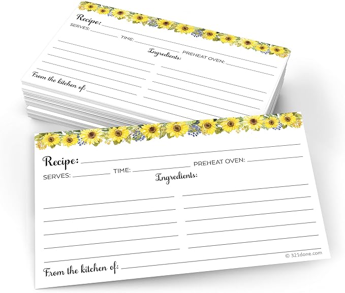 321Done Recipe Cards by 321Done