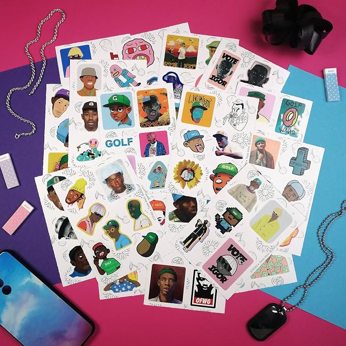 100 Pcs Cherry, Odd Stickers, American Rapper Decals - Image 3