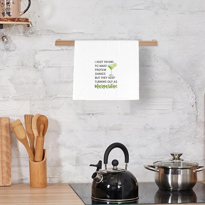 Funny Margarita Kitchen Dish Towels 16x24 Inch, Gifts - Image 3