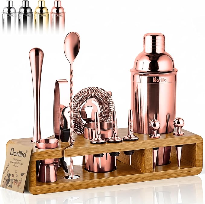 Barillio Rose Gold Bartender Kit by Barillio