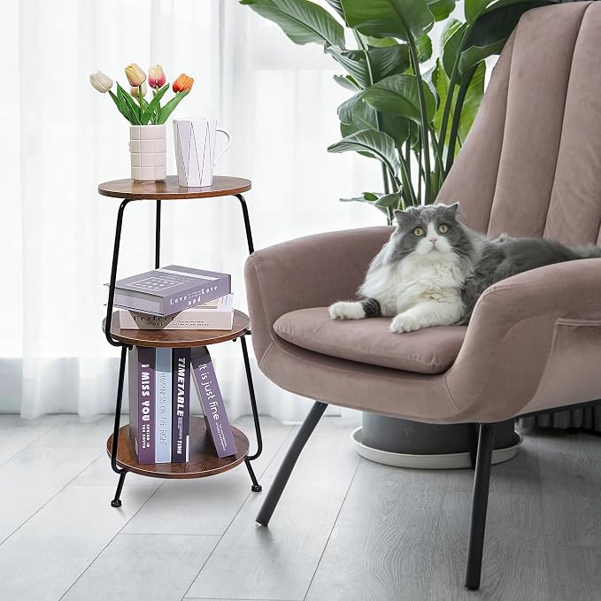 Small Round Side Table - Image 7