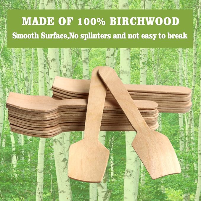 200 Pcs Wooden Ice Cream Spoons - Image 7