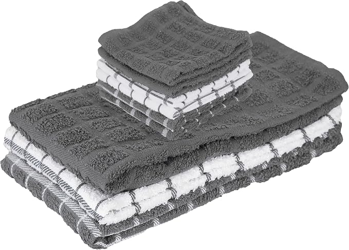 Ritz Premium 3-Pack Kitchen Towel & 6-Pack Dish Cloth Set by RITZ