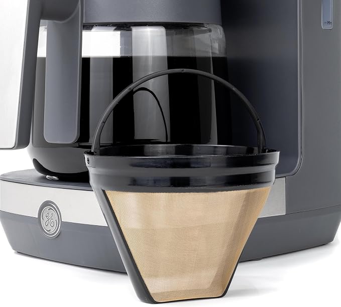 GE Drip Coffee Maker With Timer | 12-Cup Glass Carafe Coffee Pot With - Image 9