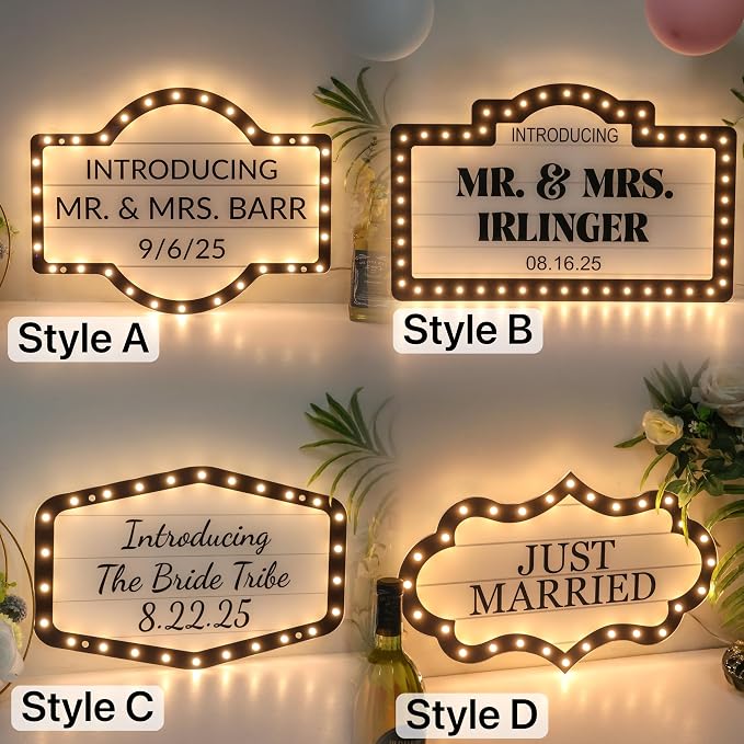 Large Custom Wedding Bottle Service Sign, Personalized Wedding Entrance Sign - Image 3