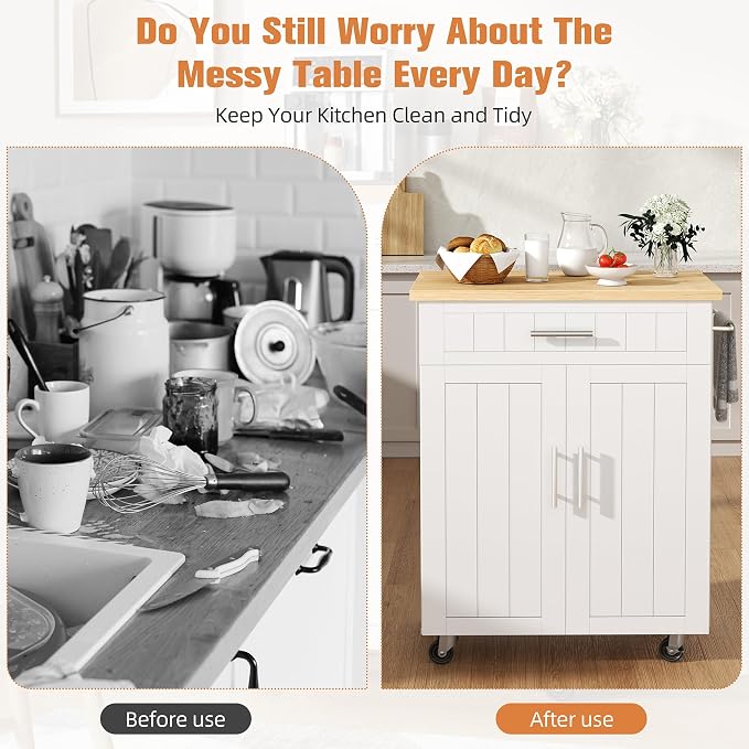 Shintenchi Kitchen Island cart - Image 4