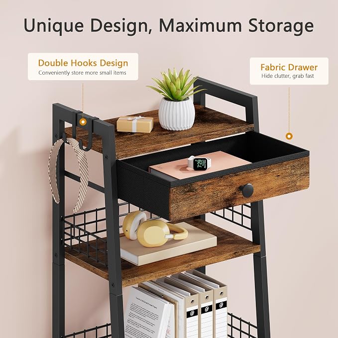 Gewudraw 4-Tier Ladder Shelf - Image 6