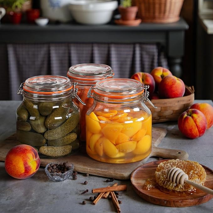 Qianfenie 2 Pack 79oz Glass Jar - Image 5