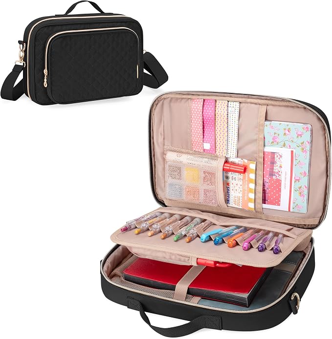 Teamoy Journal Supplies Storage Case, Journal Supplies Holder by Teamoy