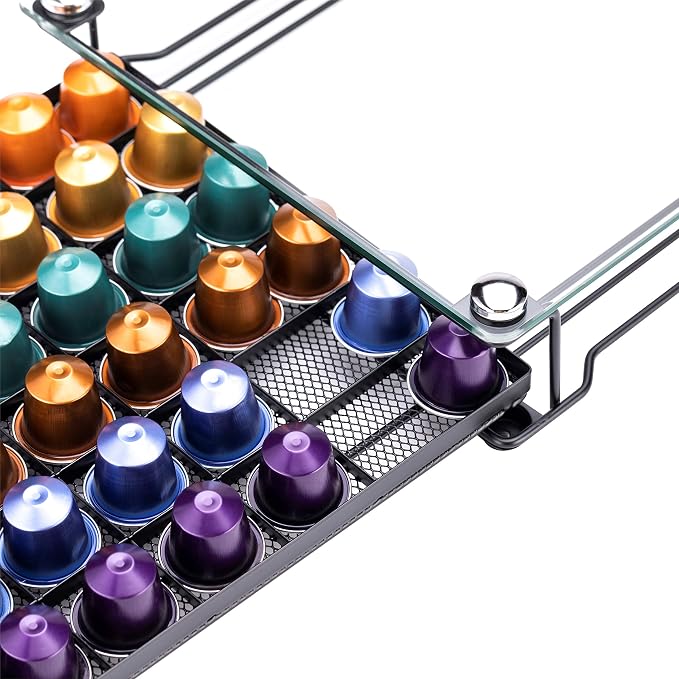 Coffee Pod Storage Holder Capsules Originaline Drawer Organizer, Crystal - Image 5