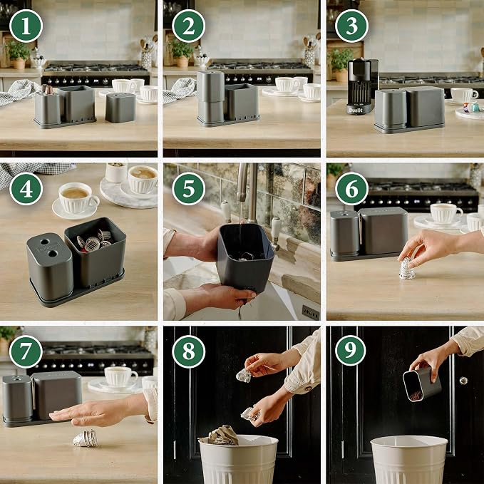 Dualit EcoPress Duo Max Aluminium Coffee Capsule Recycling Tool Premium Eco - Image 6