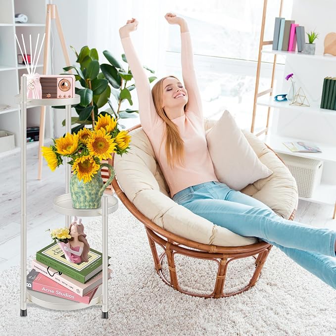 Plant Stand Indoor Tall, Metal Flower Pot Stands Outdoor Holders Plant Shelf - Image 4