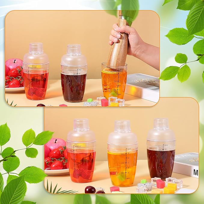 12 Pcs Plastic Cocktail Shaker - Image 7