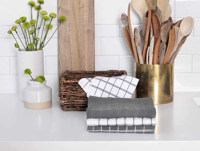 Ritz Terry Check Dish Cloth Set: Highly Absorbent & Super Soft - Image 7