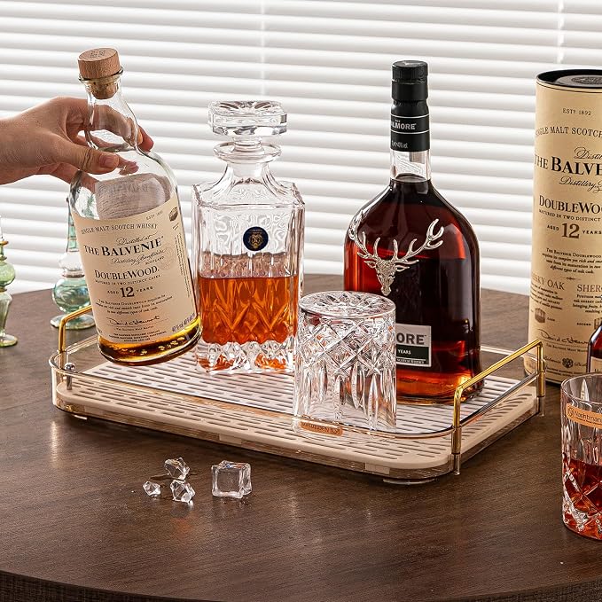 Seoneiro Whiskey Tray, Glass Cup Rack, Mug Holder, Coffee Cup Organizer - Image 6