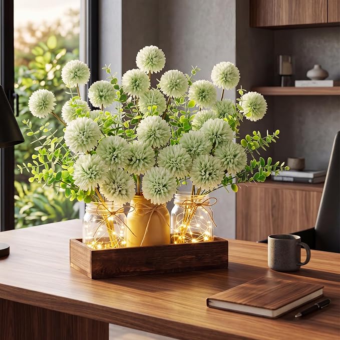 Suncalla 3 Pcs Green Centerpiece - Image 4