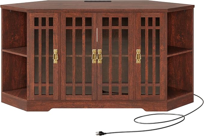 IRONCK Corner TV Stand for TVs up to 60 Inch by IRONCK