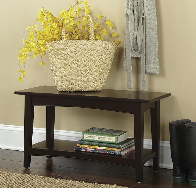 Alaterre Furniture Shaker Cottage Bench - Image 6