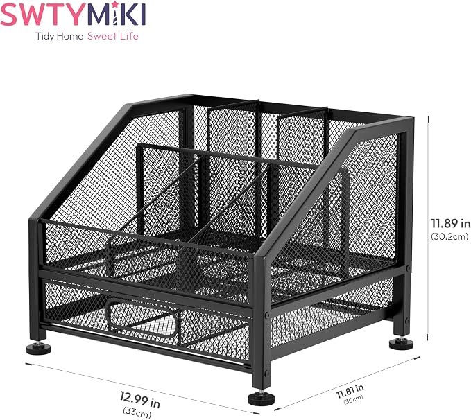 SWTYMIKI Coffee Bar Organizer for Countertop – Space-Saving Kcup Organizer - Image 3
