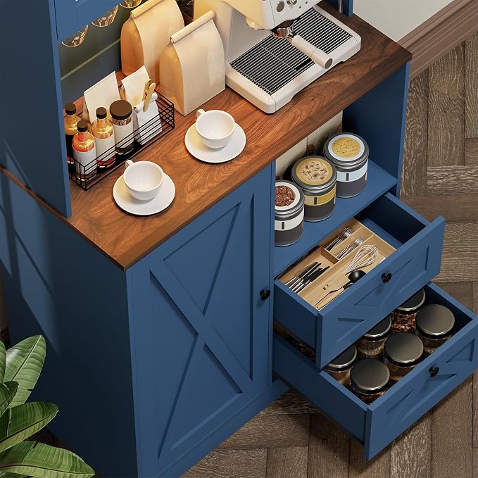 71‘’Kitchen Pantry Storage Cabinet - Image 6