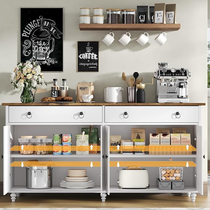 4 EVER WINNER 55" Large Buffet Cabinet - Image 4