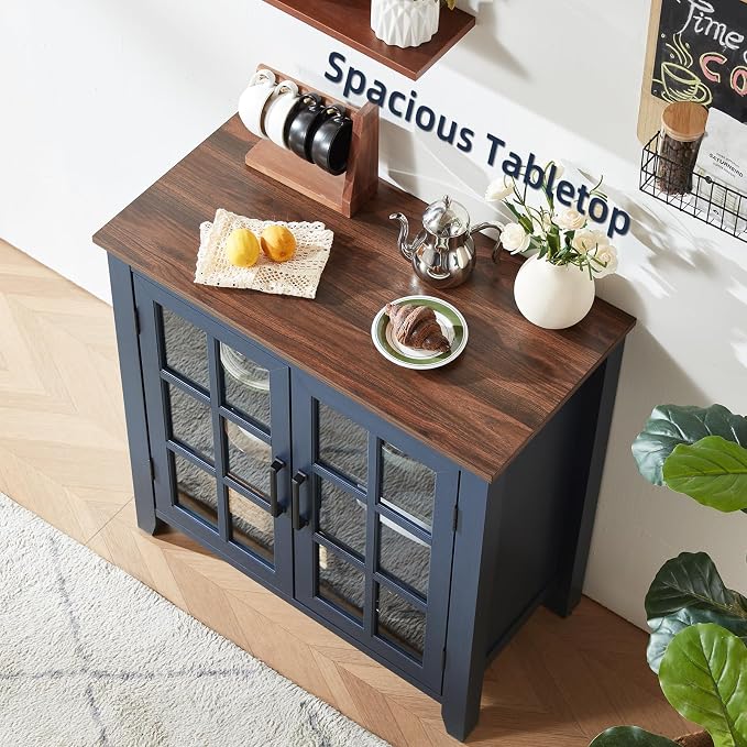 Joaxswe Large Sideboard Buffet Cabinet - Image 4