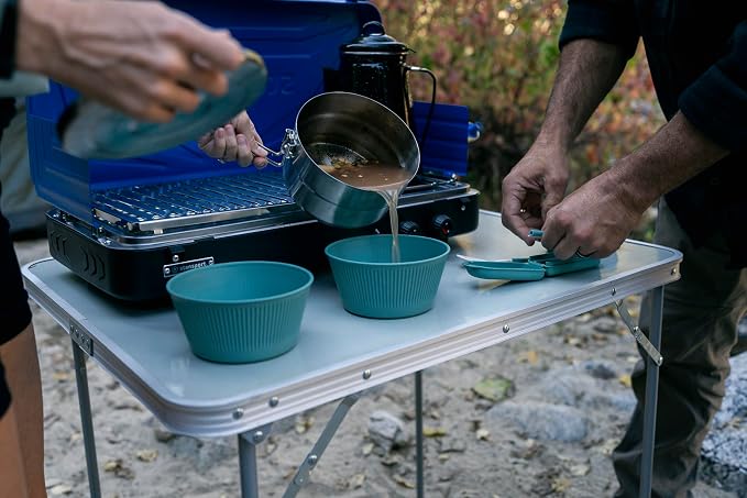 Stansport Stainless Steel Camping Cookware Set – Durable Nesting Mess Kit - Image 11