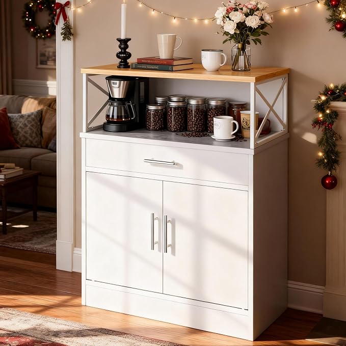 SUNLEI Farmhouse Buffet Sideboard by SUNLEI