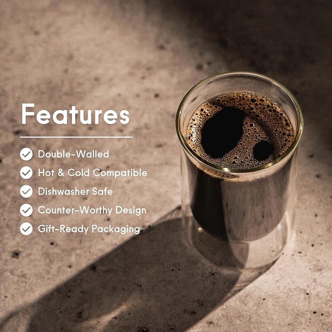 FLUR Tasting Glasses Perfect for Coffee, Tea & More – For Hot or Iced Drinks – - Image 4