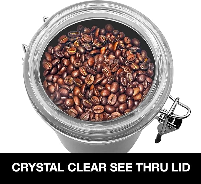 Oggi Stainless Steel Coffee Canister 62 fl oz - Image 4