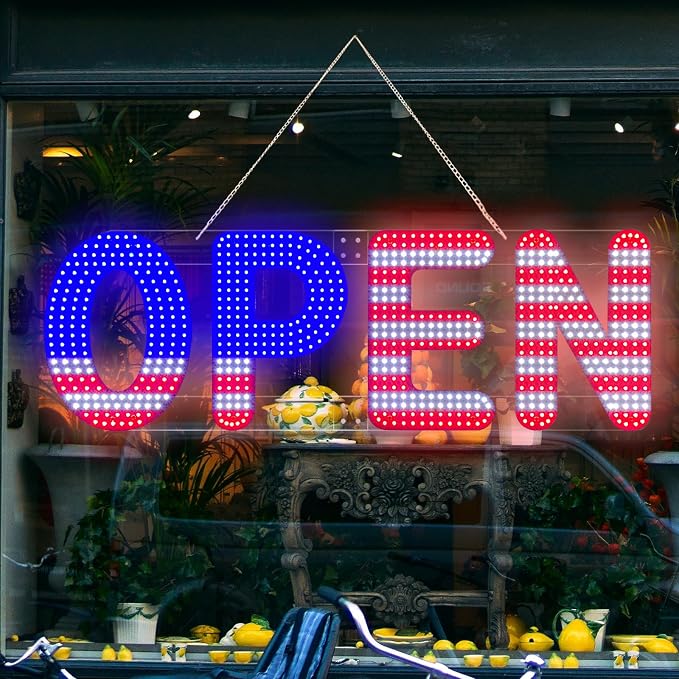 30"x10" Open Sign, LED Open Sign - Image 2