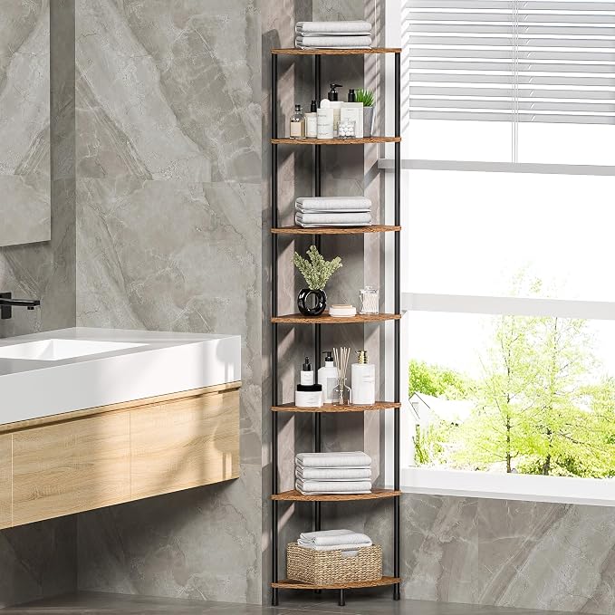 Corner Plant Stand Shelf, 7 Tier Tall Plant Stand - Image 5