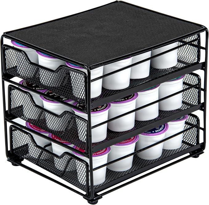 Restaurantware Restpresso 8.5 x 8.5x 7 Inch Multi-Tier Coffee Capsule Drawer 1 by Restaurantware