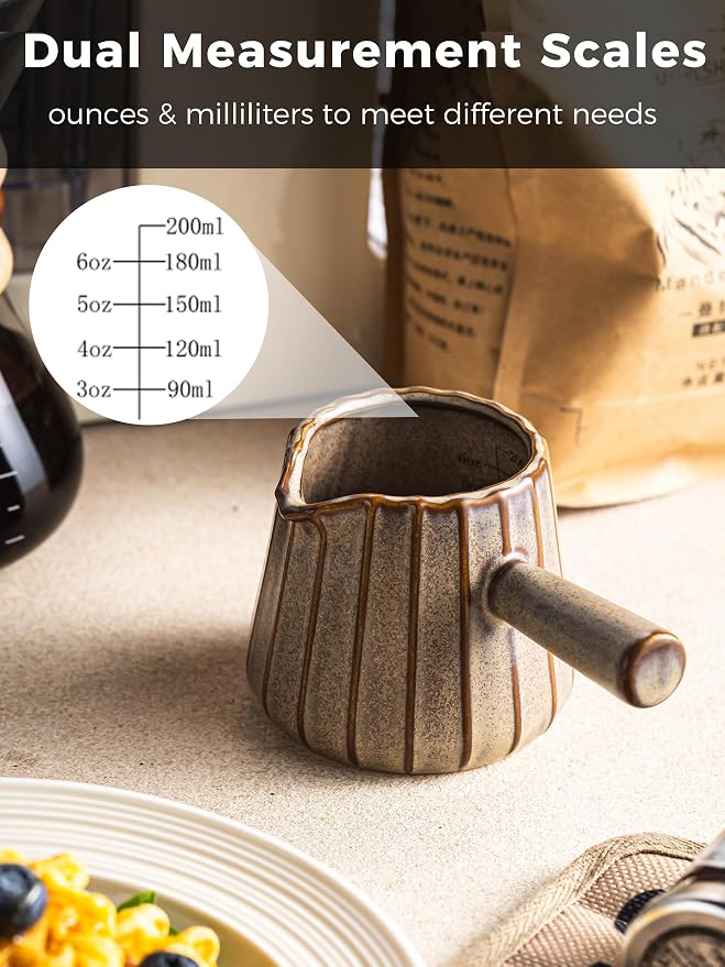 Espresso Cup, Ceramic Espresso Measuring Cup - Image 4