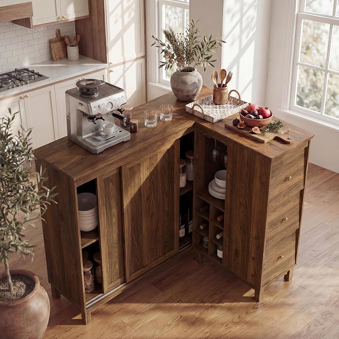 STO'SENSE Corner Bar Cabinet - Image 8