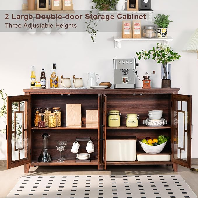 Joaxswe Large Sideboard Buffet Cabinet - Image 7