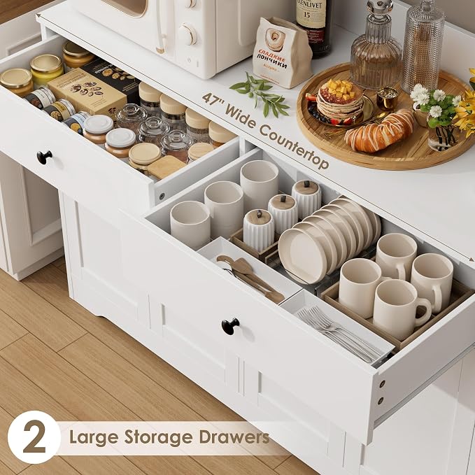 71" LED Kitchen Pantry Cabinet - Image 5