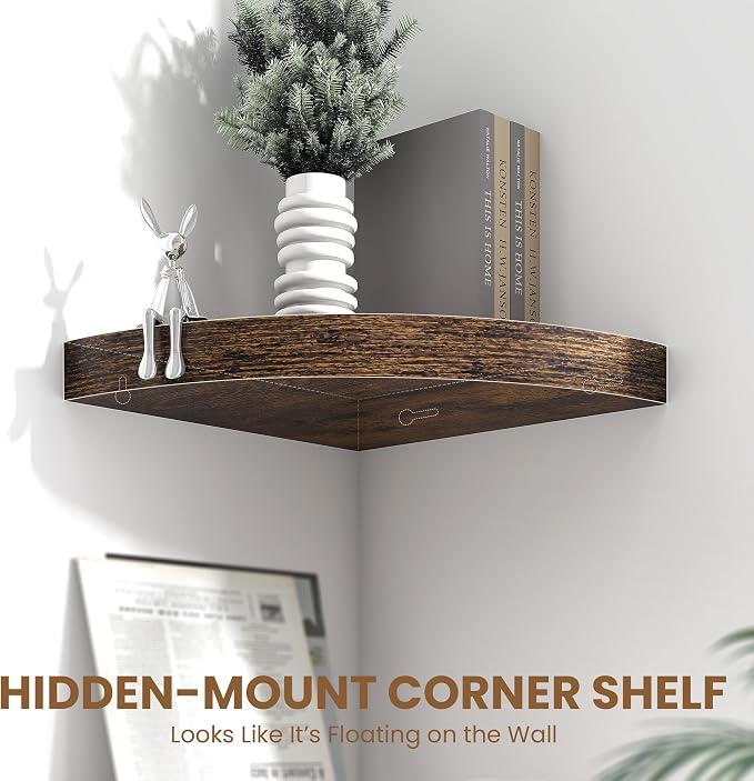 Fun Memories Floating Corner Shelves Set of 2 - Image 4