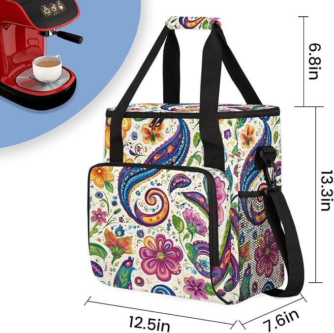 Coffee Maker Carrying Bag Travel Storage Tote Bag Compatible - Image 5