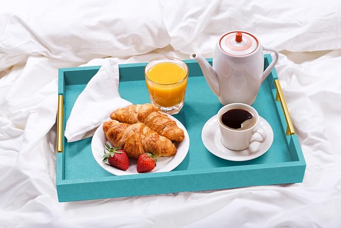 17" x 12" Wood Serving Tray - Image 7