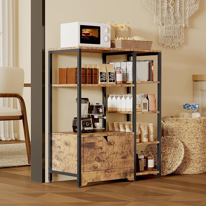 Garvee Mini Coffee Bar Cabinet - Image 6