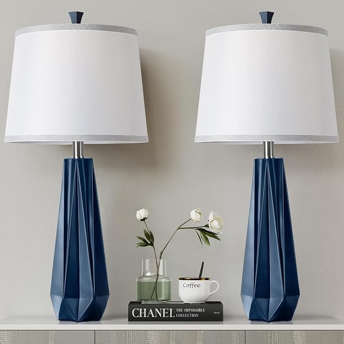 WIHTU 3 Color Temperature Table Lamps Set of 2, Beside Lamp - Image 7