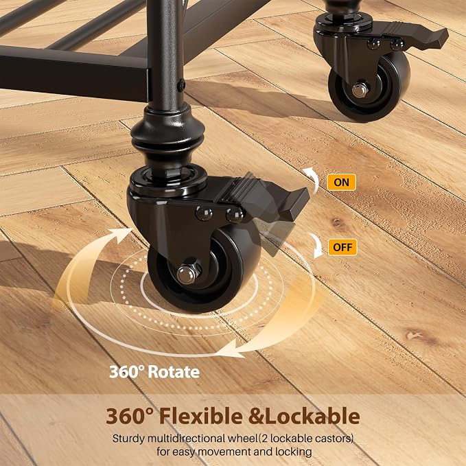 Homieasy Kitchen Island Cart - Image 5