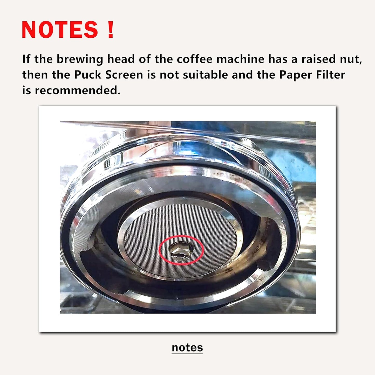 NEOUZA V4 Espresso Puck Screen 0.8mm Thickness Honeycomb Mesh Double Layer Black Protective Coating for Coffee Portafilter Basket (2, Silver, 58mm)