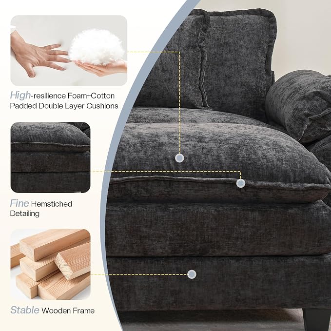 Modular Sectional Sofa, Cloud Couch - Image 2
