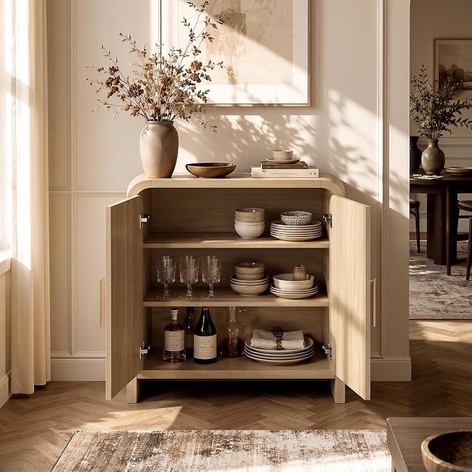 Curved Buffet Storage Cabinet - Image 4