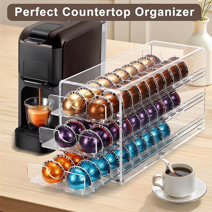 3 Layers Clear Acrylic Coffee Pod Drawer - Image 7